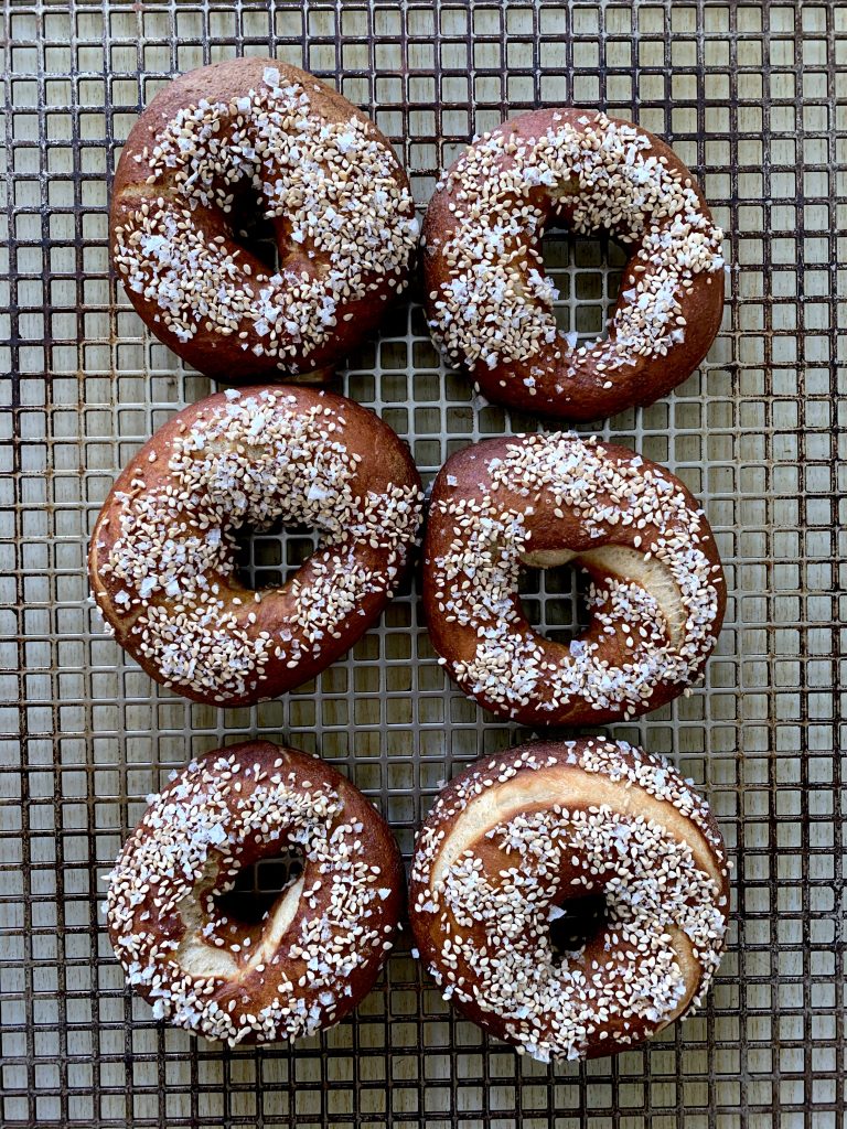 Diese Bagels habe ich für meine Eltern in Vorarlberg gemacht.