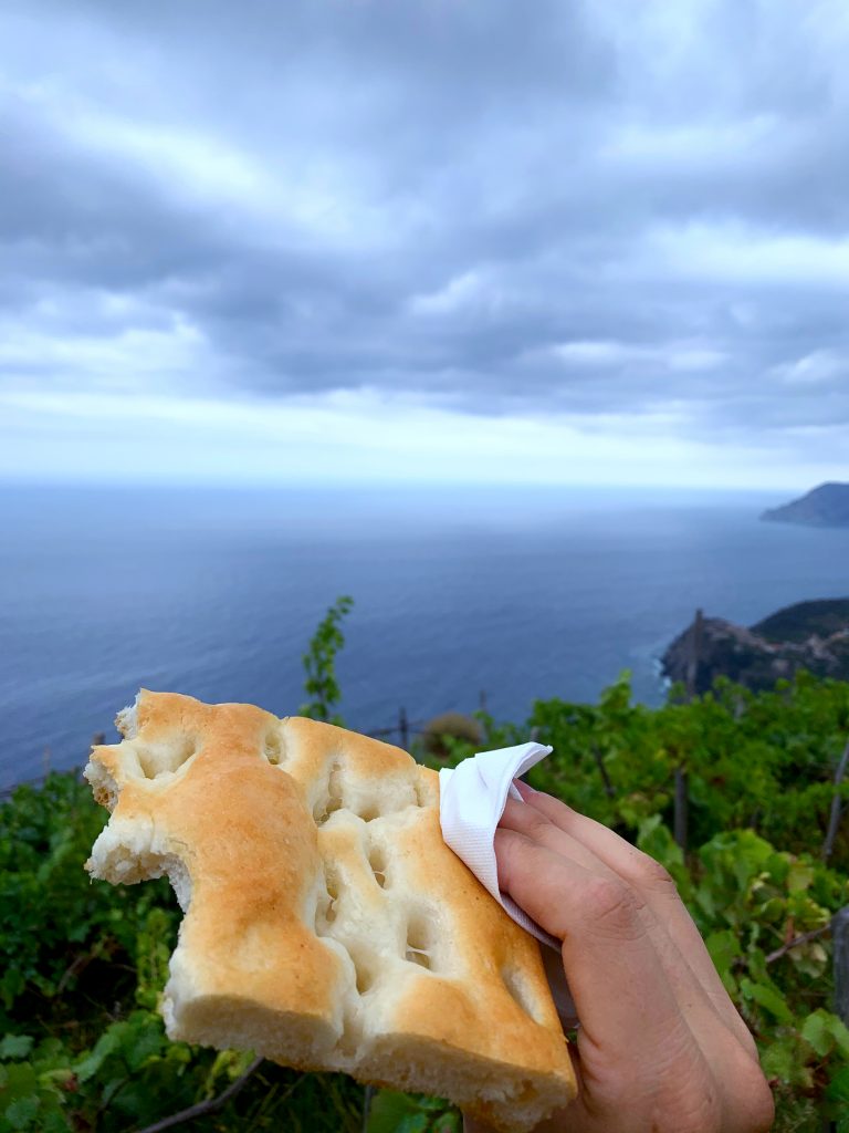 Focaccia in Ligurien